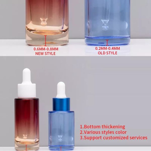 Essential Oil 30ml Glass 1oz Dropper Bottles Screen Printing