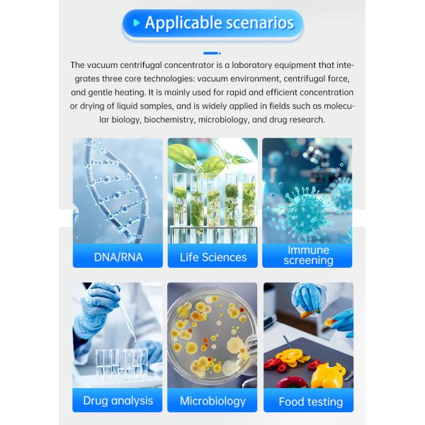 Laboratory refrigerated centrifuge, suitable for use in research, hospitals, pharmaceutical laboratories, clinics, biotechnology fields, PCR,