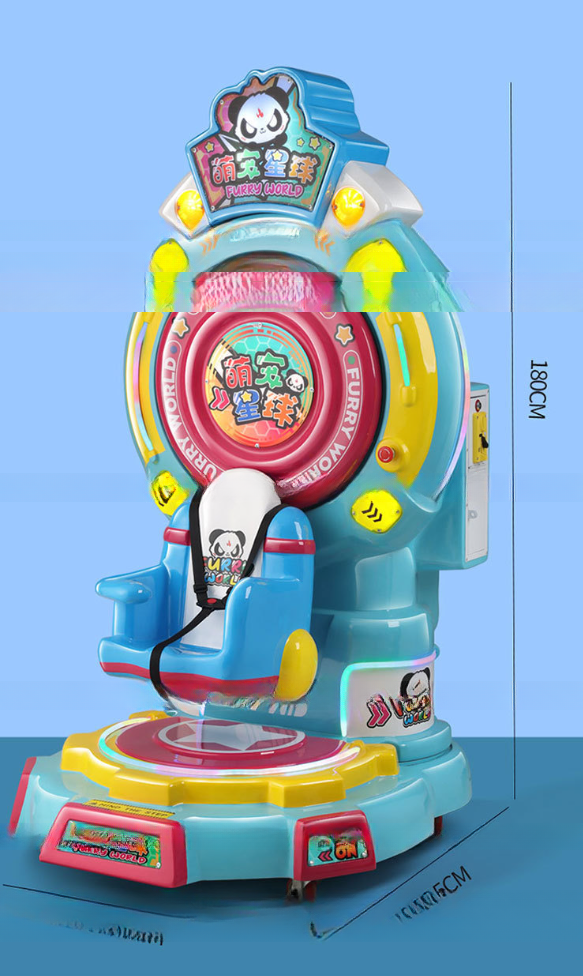 Dreamland children electric fiberglass game machine kids ferris wheel kiddie rides