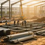 Pre-engineered Steel Warehouse with Q355B Frame 400-1500mm Span