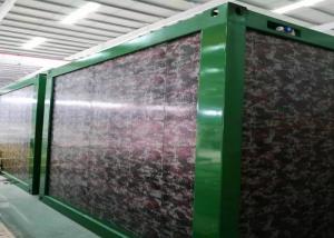 Quality Standard Army Green Flat Pack Container House 6000mm * 2438mm * 2891mm wholesale