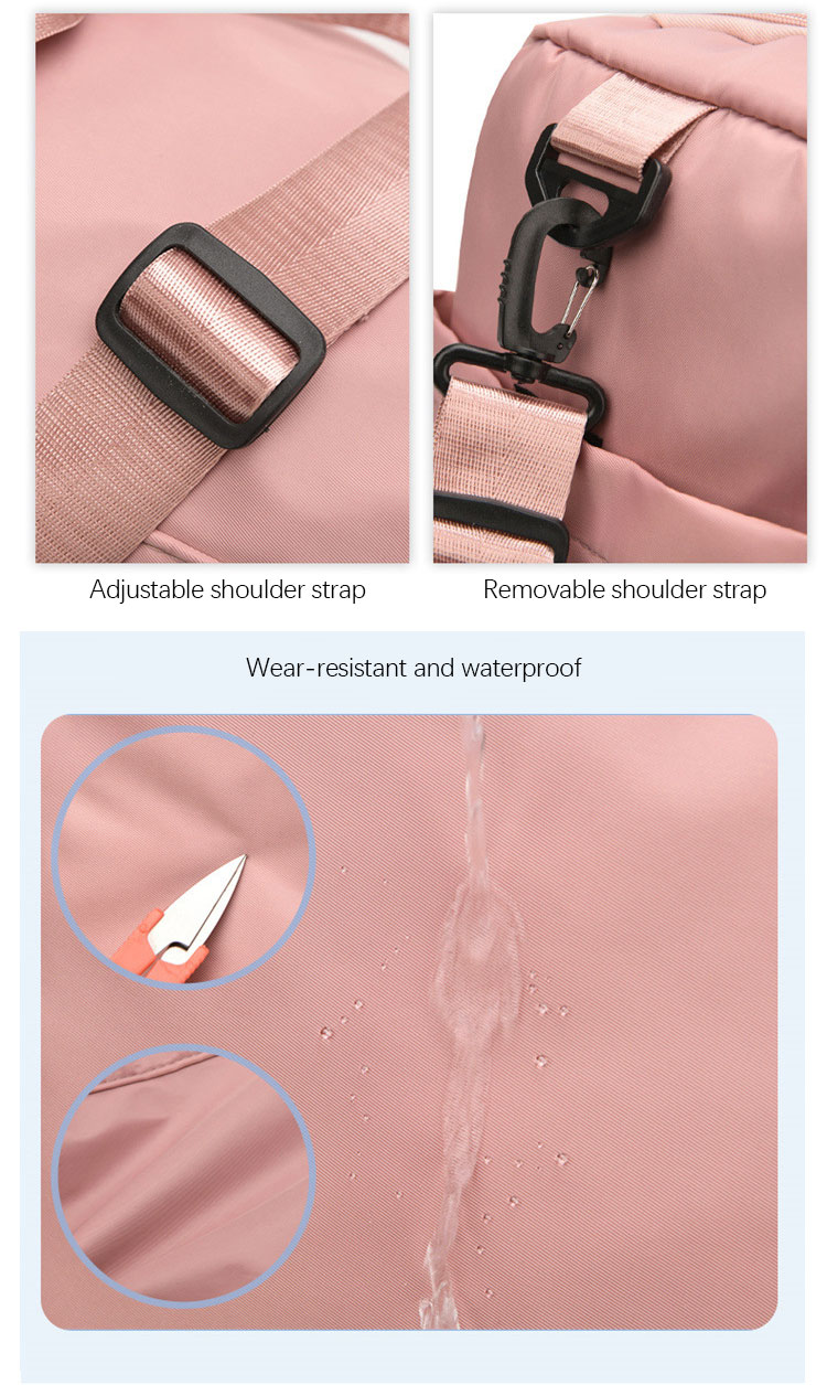 Sympathybag New independent shoe position fitness bag wet and dry separation swimming bag oxford yoga leisure travel bag