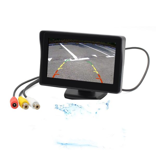 Automobile Rear View Monitor 16 / 9 Screen Type Full Color LED Backlight Display