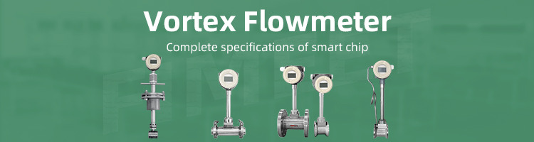 RS 485 Output Vortices Flow Meter Smart Steam Clamp MA Threaded Vortex Flow Meter