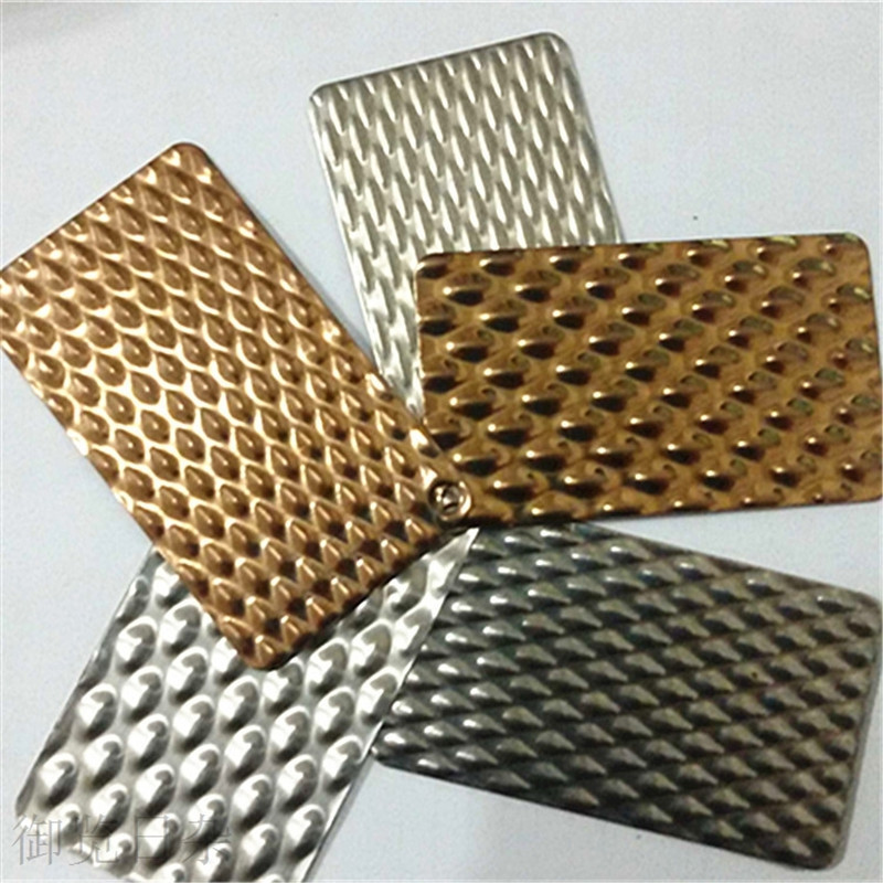JIS Stainless Steel Checkered Plate 201 304 430 Decorative Embossed Colored Stainless Steel Sheet