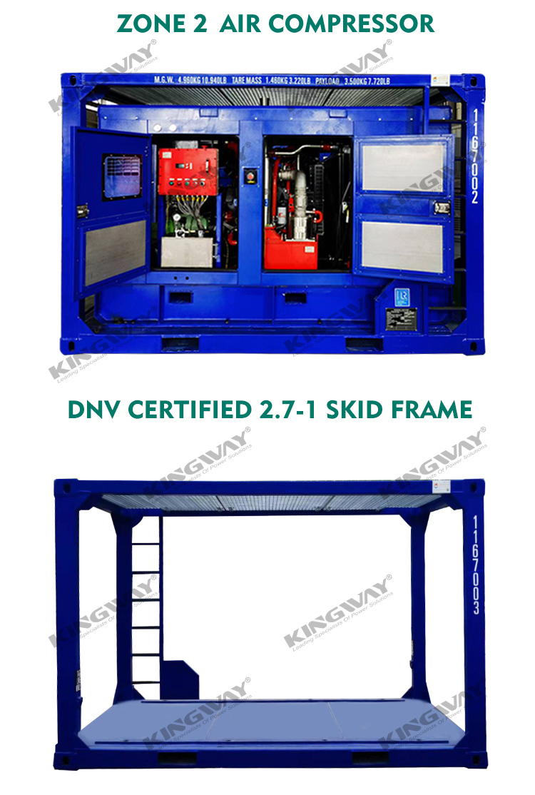 Supply 300kva 400v 50hz 3 phase 4 wire ex-proof ATEX zone 2 rated dnvoffshore generator