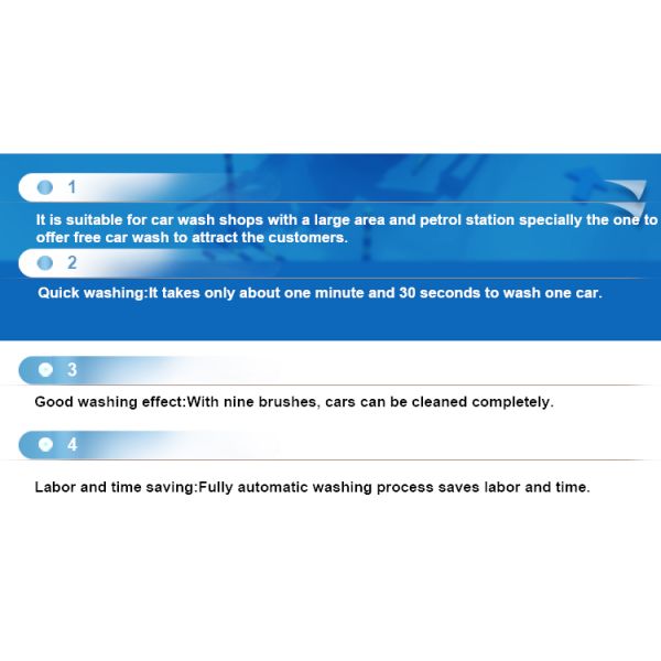 Quick Car Wash Equipment Risense High Pressure Water Automatic