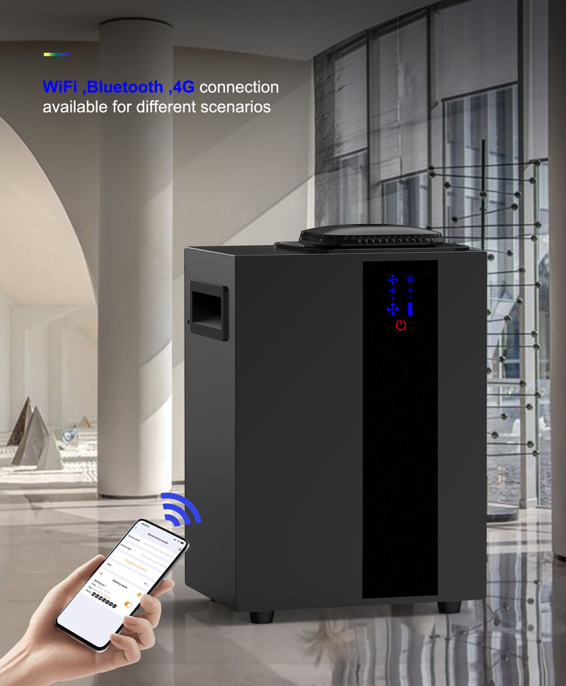 HOMEFISH Smart Scent Diffuser 800ml Waterless HVAC Diffuser WIFI Commercial Scent Diffuser