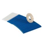Sideflexing Conveyor Belting Flush Grid Modular Belt
