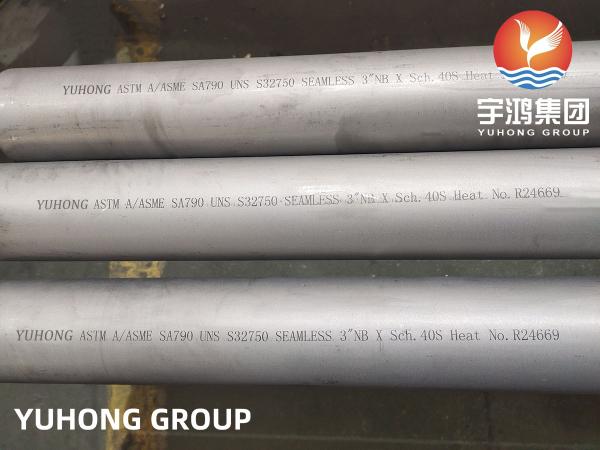 Stainless Steel Welded Pipes ASTM A790 Super Duplex UNS S32750