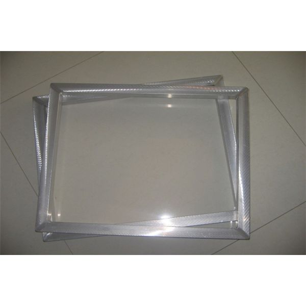 Silver Screen Printing Frames Aluminum Alloy Customized Size 0 - 30N