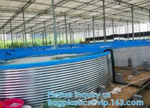 China Aquaculture Pool PVC Coated Cloth COATED BANNER Tarpaulin Greenhouse Fish Pond Crayfish Koi Culture Child Water Pool on sale