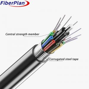 China 2-144 Core Aluminum Tape Layer Stranded Loose Tube Outdoor Cable GYTA on sale