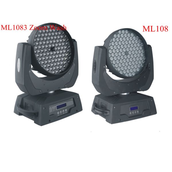 108 X 3W RGBW LED Moving Wash Lights / Elation Design Wash LED Zoom High Brightness