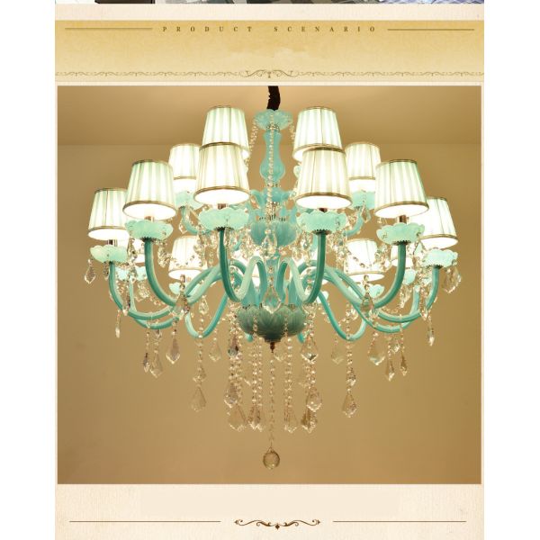 Pink crystal chandelier For Living room Kids Bedroom ( WH-C-02)