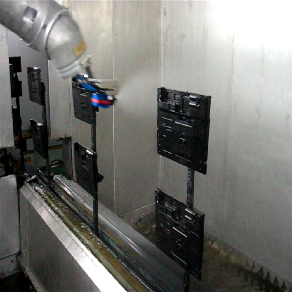 Notebook Back Cover Fanuc Painting Robotic Paint Booth IP67 On Line Traking
