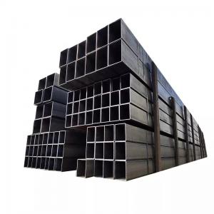 Quality DIN JIS Black Steel Pipes ERW Square Steel Pipe ASTM A36 Carbon Steel wholesale