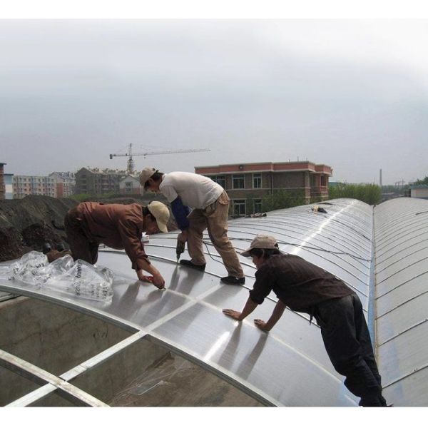 High Glossy Rain Protection Plastic Hollow Polycarbonate Sheets