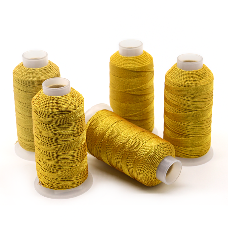 DIY Metallic Yarn Don't Miss Out on Our High Tenacity Gold Silk Embroidery Thread