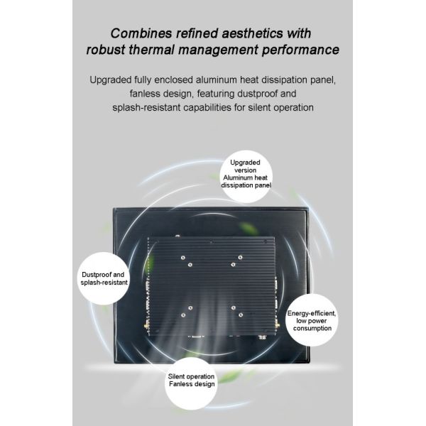 19 inch Wholesale Ip65 Waterproof Monitor Open Frame Rear-mount Touch All-in-one Industrial Control Computers