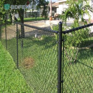 Park Trail Chain Link Fence Greenery Divider