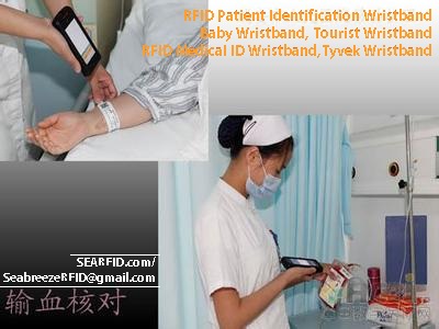 RFID Patient Identification Wristband, Baby Wristband, Tourist Wristband, RFID Medical ID Wristband, Tyvek Wristband