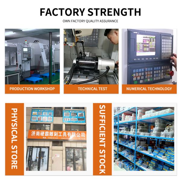 Manufacturer Solid Hard Alloy 4Flute Spiral Groove Flat Bottom Engraving End Milling Cutter Metal Cutting Cnc Metal Working Bit