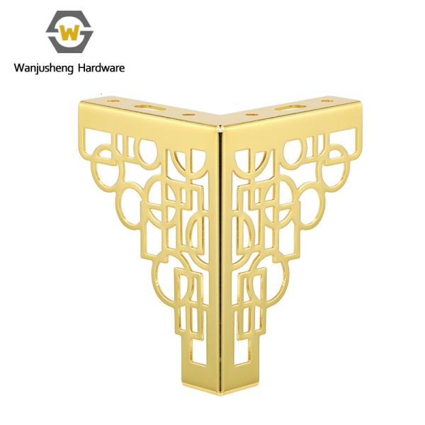 Heavy Duty Hollow Carved Metal Furniture Legs ABS Luxury Modern for Sofa Cabinet Table Outdoor Living Room Room Simple Painted