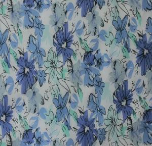China Printed polyester dubai chiffon fabric on sale