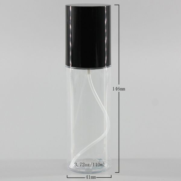 Clear 41*94mm 110ml Empty Plastic Spray Bottle