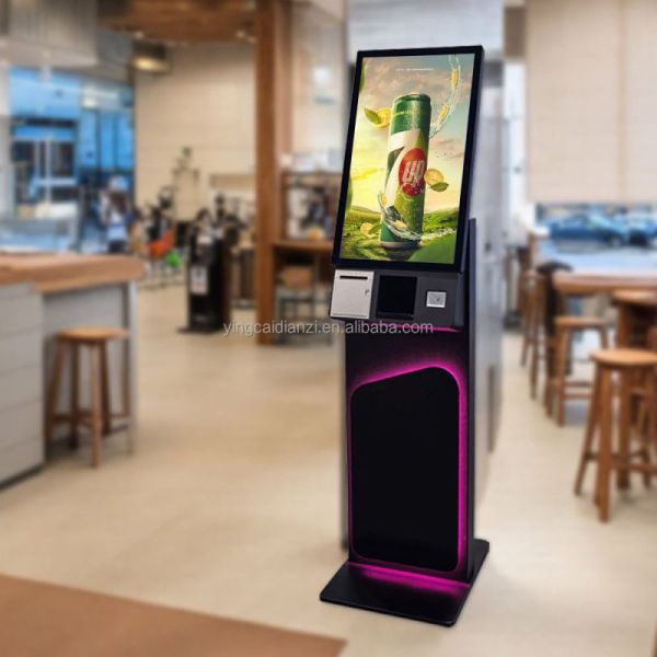 10-Point Capacitive Touch Self Ordering Kiosk with 1920X1080 Resolution and Multi-Language Support