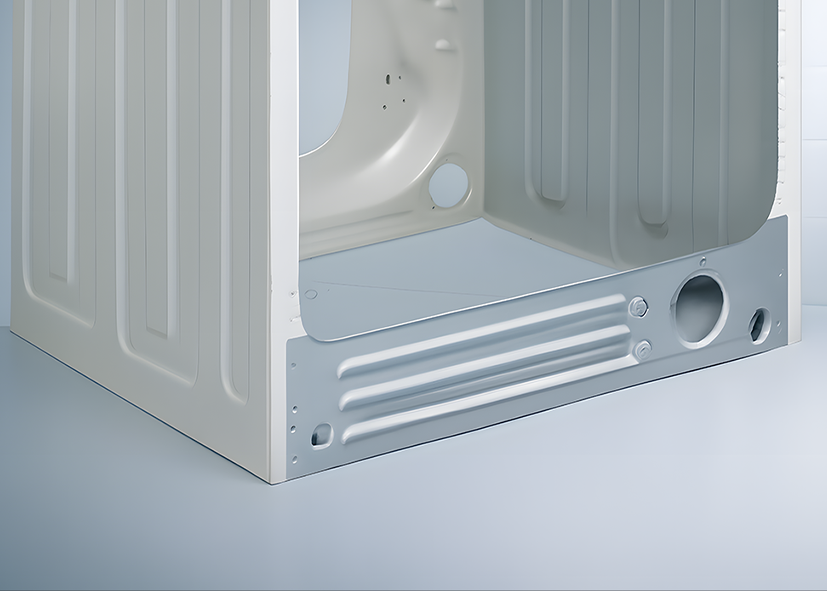 0.7- 0.8mm Washing Machine Cabinet Forming Line With 350-570mm Cabinet Height