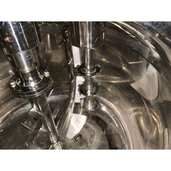 Cosmetic Toothpaste Making Production Line Emulsifier Mixer for Tooth Paste Mixing Equipment Toothpaste Machine Making