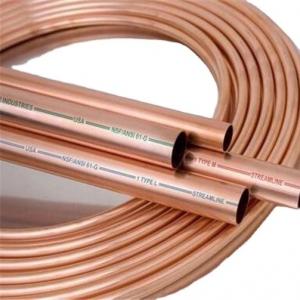 China Type K L M Air Conditioner Pancake Coil Copper Tube Air Conditioning Copper Pipe For Ventilation on sale