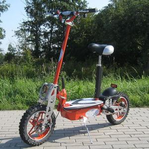 China 1000w Foldable Electric Scooter With Big Wheel Rim , Front And Rear Disc Brake on sale