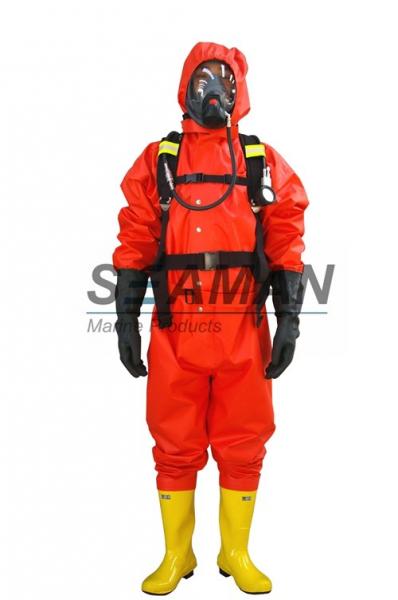 Cheap Marine Fire Fighting Suit Light Duty Chemical Protective Coverall Suit for sale