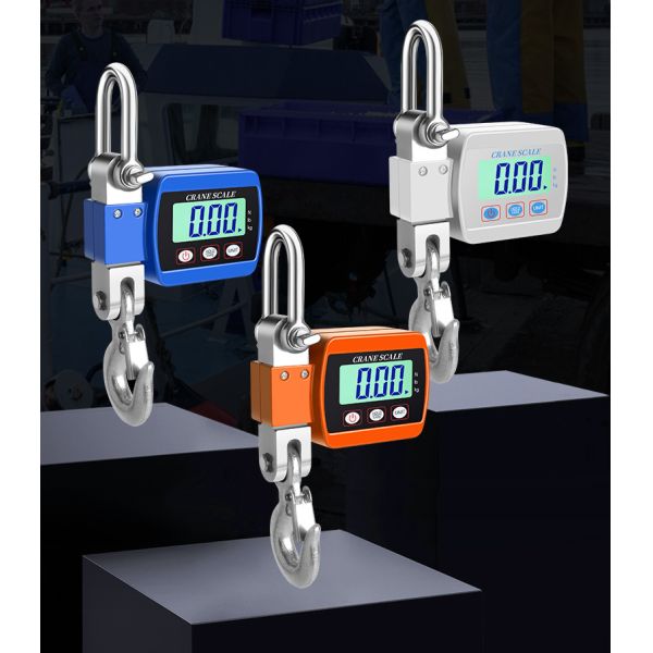 ABS Plastic Portable Crane Scale 500kg Digital Electronic Industrial Hanging Scale for Heavy Duty Industrial Applications