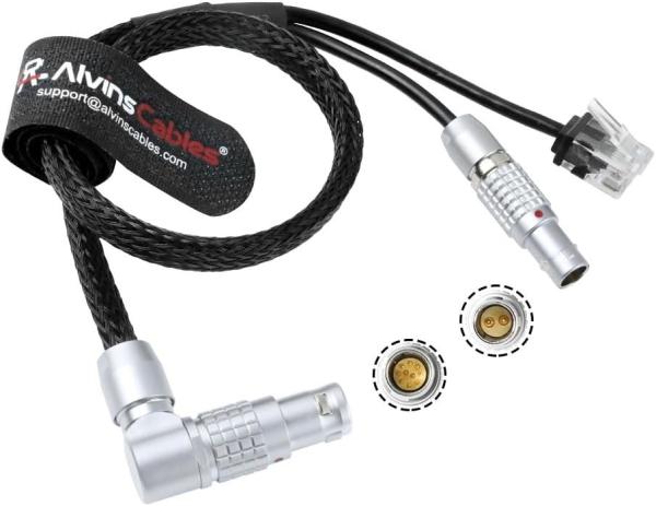 Cheap Alvins Cables Control Cable for ARRI ETH 10 Pin Rotatable Right Angle to RJ45 and 2 Pin Male 24V Power Cable for ARRI Alexa Mini LF| LF| Mini| SXT Camera, Teradek COLR for sale