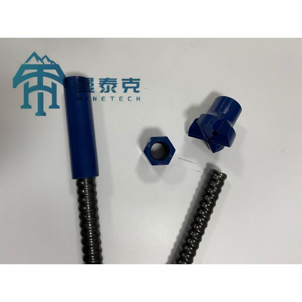 R38 Thread Size 1000mm to 8000mm Self Drilling Anchor Bolt for Tunnel Pipe Roofing and Foundation Support
