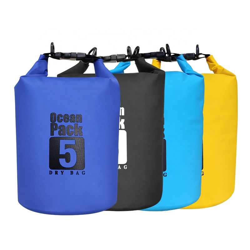 Leakproof PVC Dry Bag , Waterproof Bag 2 Liter For Swimming Fishing OEM