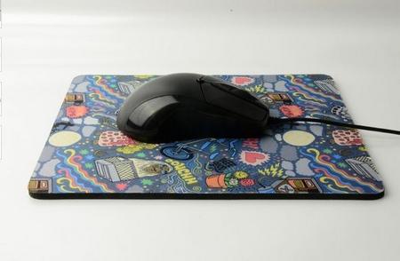 square rubber pvc cover mouse pad