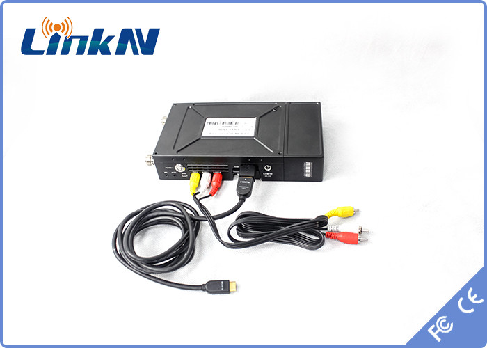 Manpack Portable AES256 COFDM Digital Video Transmitter PSK HDMI & CVBS H.264 Low Delay AES256 Encryption
