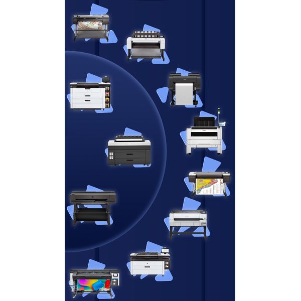 Good Quality Large Format CAD Printer HP Design Jet T1600 36 Inch Color