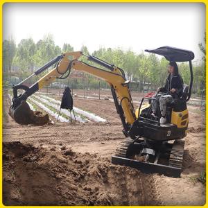 Quality 2000Kg Very Small Excavator Machine , Mini Construction Digging Equipment wholesale