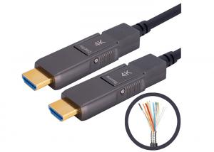 Quality Armored Active 200CU 4k HDMI Fiber Optic Cable Type D To Type D wholesale
