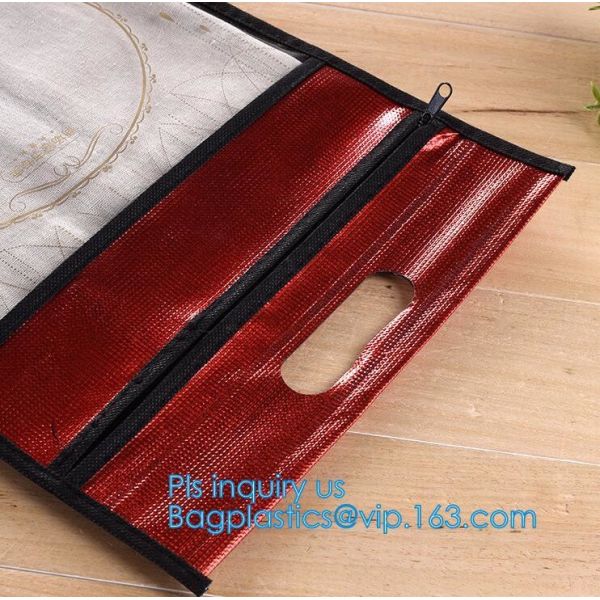 Pencil Zipper Packing Bag Clear PVC Pencil Packing Bag Slider, PVC Slider Zipper Bag For Make Up For Holographic Laser