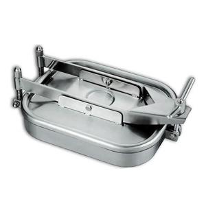 Manway Water Manhole Cover Rectangular Square Shape 100mm-120mm Height