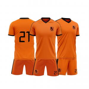 China Team Custom Soccer Jerseys Quick Dry Breathable LightWeight 100 Polyester Shirt on sale