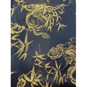 Eco Friendly Textured Viscose Jacquard Bird Flower Jacquard Fabric Breathable