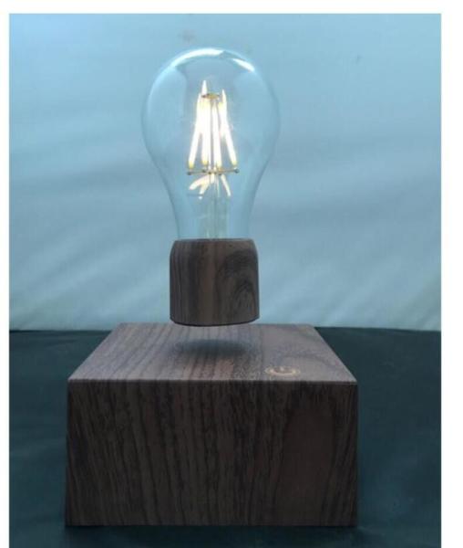 new wooden base wireless rechargable charger magnetic floating levitate flying